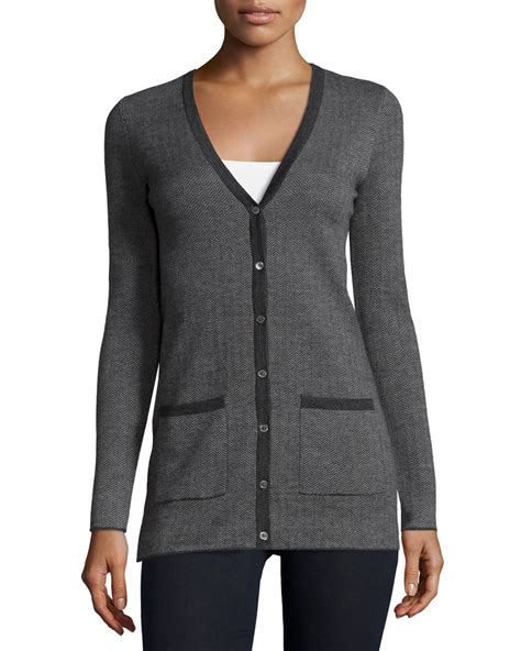 michael kors collection cardigan|michael kors cashmere cardigan.